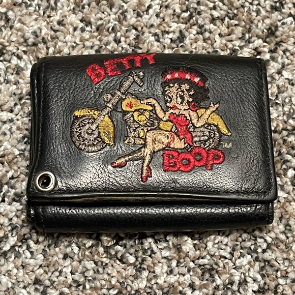 Handbags - •vintage• Betty Boop leather wallet